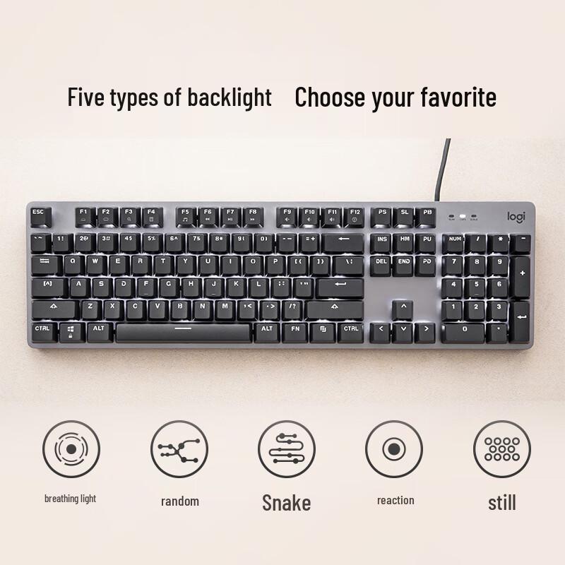 Logitech K845 Full-Size Wired Mechanical Keyboard