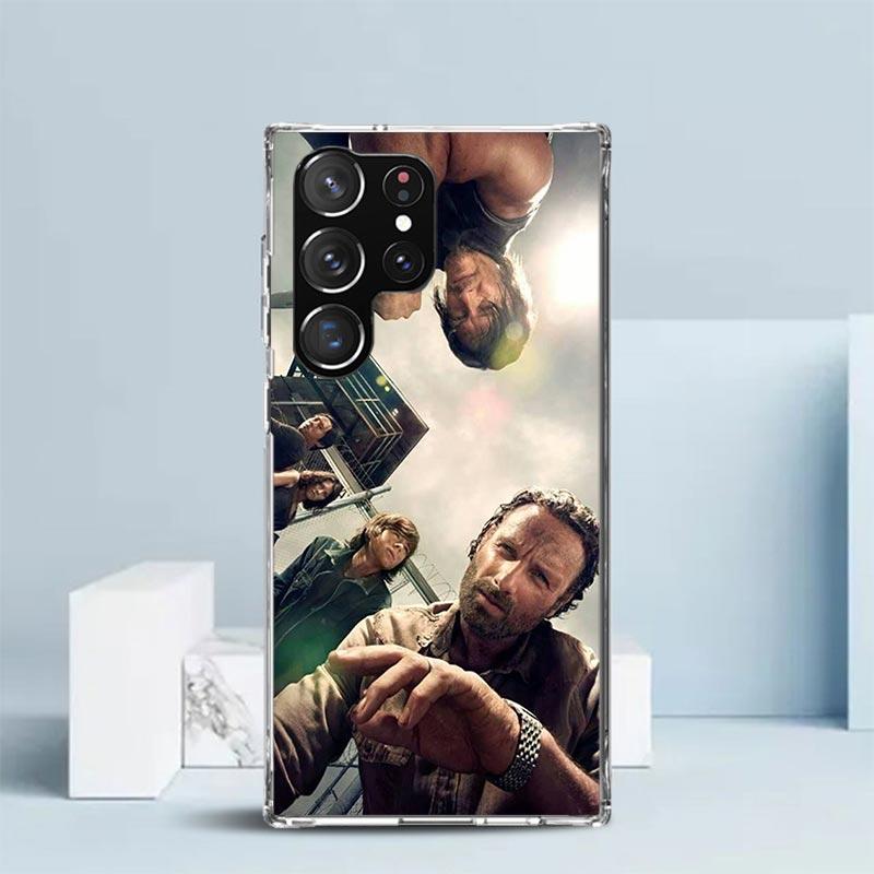 The Walking Deads TV Phone Case For Samsung Galaxy S24 S25 Edge S26 Ultra S22 S23 Plus S21 + S20 FE Soft TPU Back Cover Galaxy S