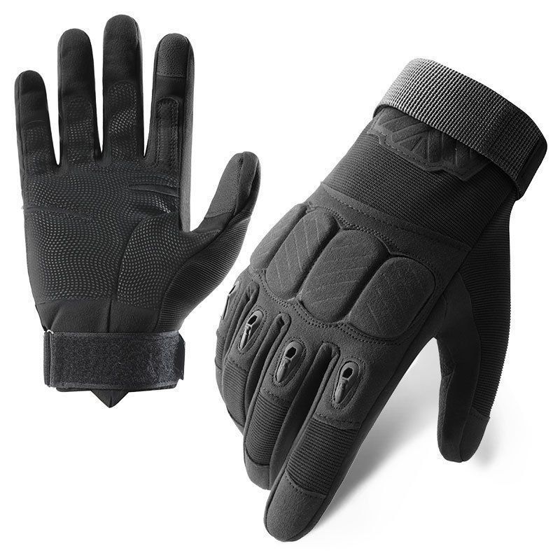 Tactical Gloves Men Full Finger Outdoor Sports Climbing Anti-Slip Military Motorcycle Riding Hard Shell Gloves
