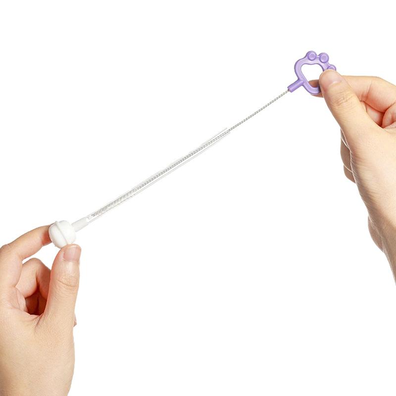 1 шт. Щетка для чистки питьевой соломинки, очиститель труб из нейлона и нержавеющей стали с длинной ручкой, щетки для чистки соломинки