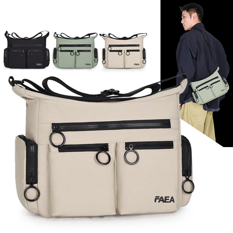 Fashion Men Bags Women Shoulder Bag Travel Crossbody Bag For Men & Women Vintage Shoulder Bag With Bottle Pocket