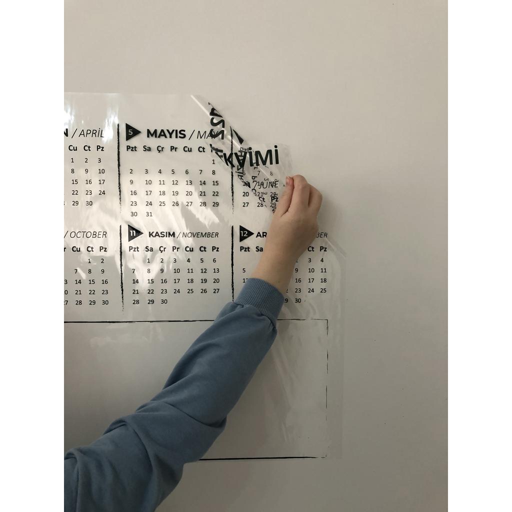 2023 Годовой планировщик Ежегодный планировщик Умная бумажная доска Доска для письма + ручка 100x56 см Модель 2