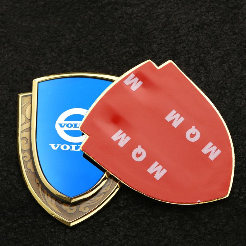 3D Metal Car Side Fender Trunk body Emblem Badge sticker for Volvo XC60 S90 XC90 S60 XC40 V60 V90 S40 Volvo EX30 C40 Accessories
