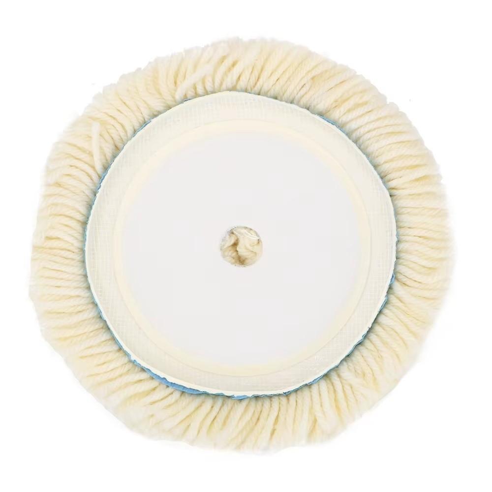 Hook & Loop Grip Wool Polishing Pad 7 Inch Polishing Machine Accessories For Vehicle