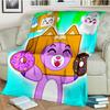 Одеяло Happy Foxy Boxy и Rocky Lankybox, мягкое одеяло для дома, спальни, кровати, дивана, пикника, путешествия, офиса, одеяло, детское одеяло
