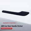 Наклейки на ручки дверей из углеродного волокна для Tesla Model 3/Y: Декоративный аксессуар, устойчивый к царапинам