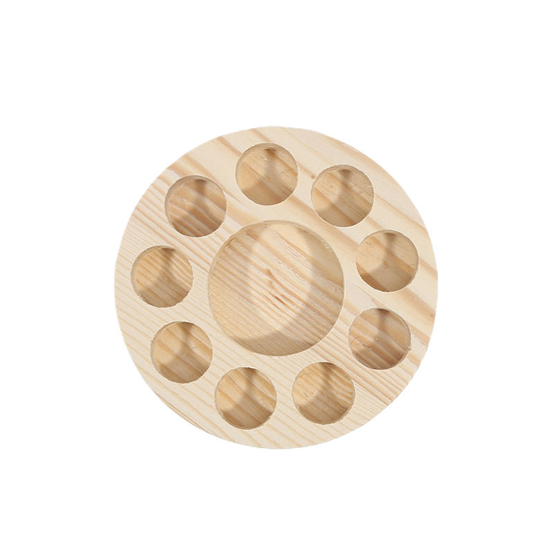 Деревянная подставка для лака для ногтей с эфирным маслом, многоярусный органайзер для хранения на столешнице в ванной комнате, экономящая место тумба под туалетный столик