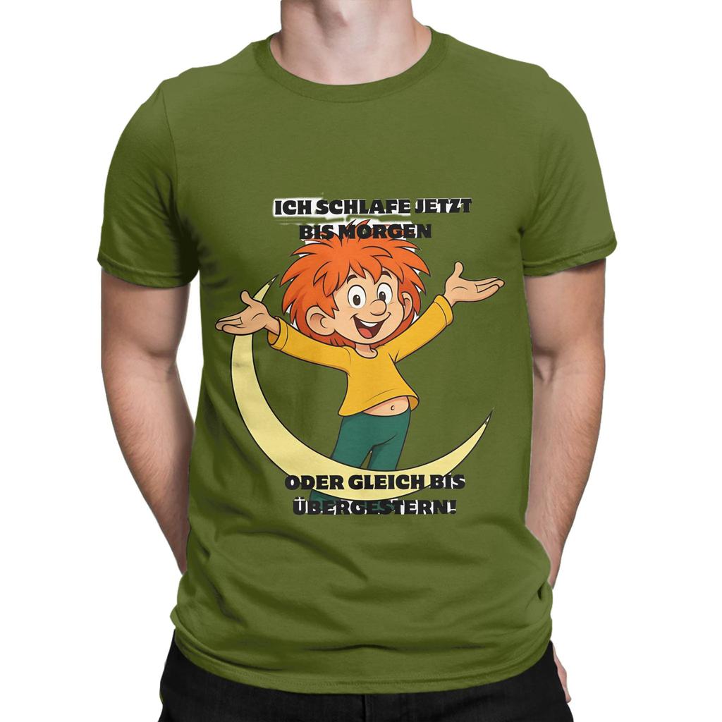 Pumuckl Moon Novelty 100 Cotton Tshirt Pumuckl Tops Tees For Unisex