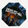 Модный автоматический складной зонт Dead by Daylight с открыванием/закрыванием. Портативный и складной, идеально подходит для подарка, путешествий и повседневного использования.