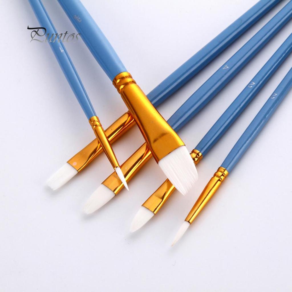 10Pcs/Set Different Size Paint Brush Pens for Artist Watercolor Oil Painting