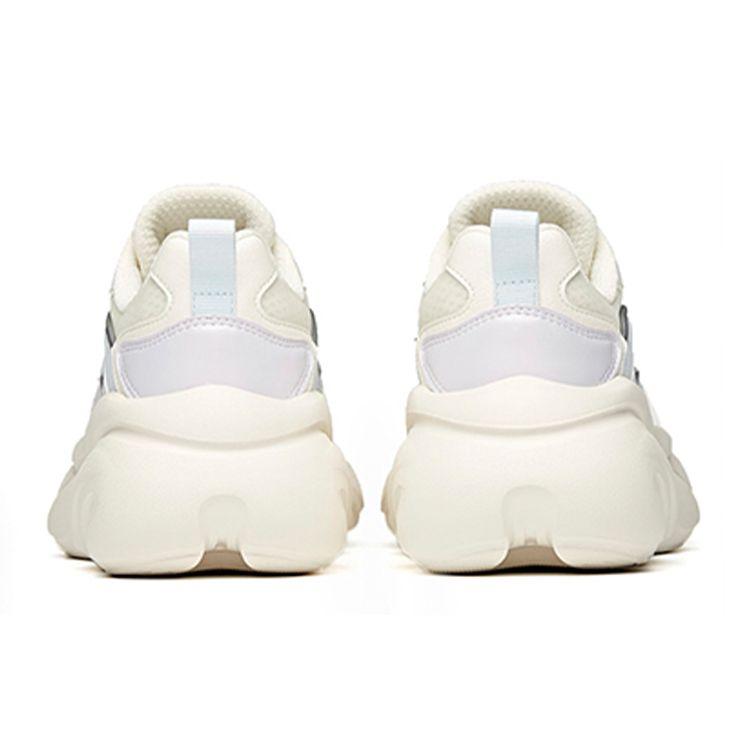 Anta Кроссовки женские Meow Claw Mesh с амортизацией, нескользящие, износостойкие, дышащие, низкие, для папы, белые, фиолетовые, серые 922358894-5