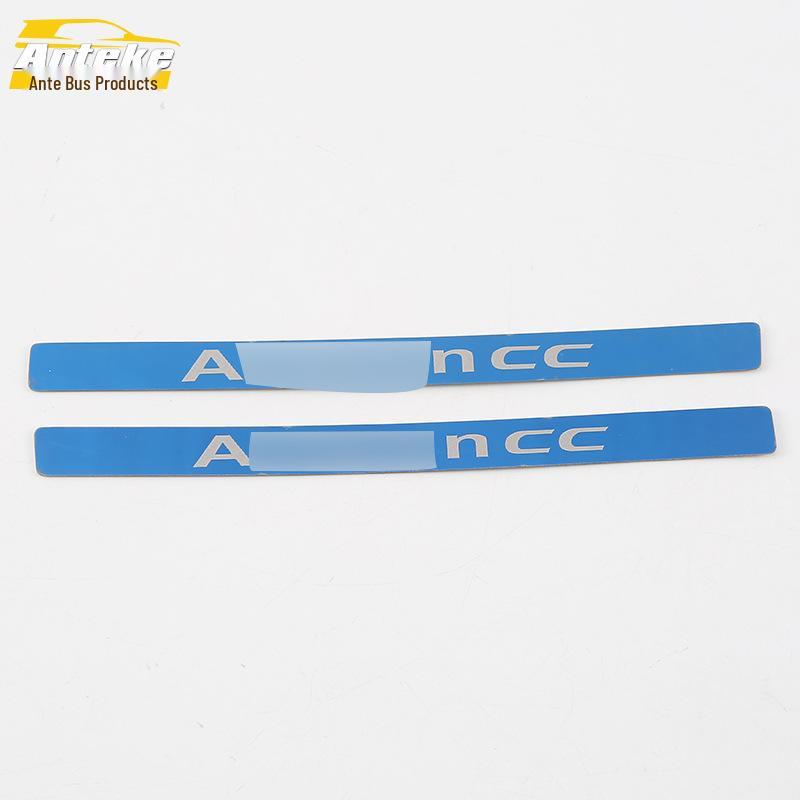 Защитная накладка заднего бампера из нержавеющей стали для защиты багажника и задней двери