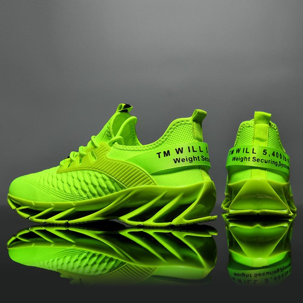 Мужские тренировочные кроссовки Дышащая сетка Модные спортивные кроссовки для бега Подошва 'Рыбья чешуя'