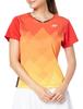 Short Sleeve Game Sunset Red Size S Women's Shirt, (496),