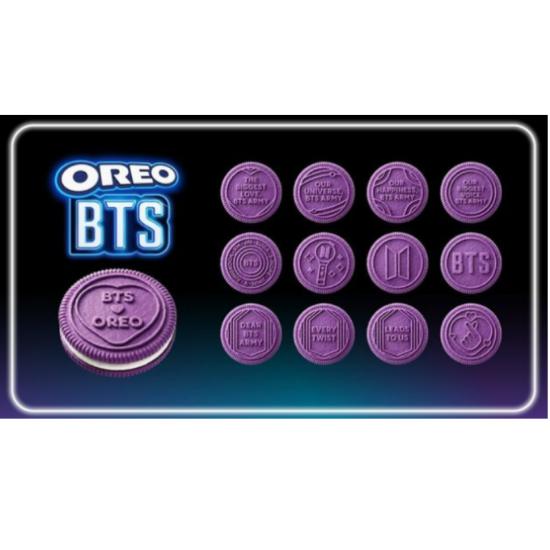 2026 BTS × OREO Вкус Хотток 100г Корейское Ограниченное Издание Печенье-Закуска | K-POP Коллаборация