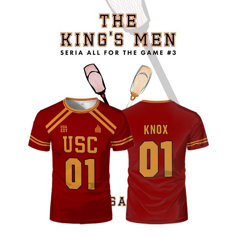 Футболки для косплея All For The Game Футболки для хоккея с мячом The King's Men USC Trojans Футболки для лакросса Мужские и женские спортивные топы Детские футболки