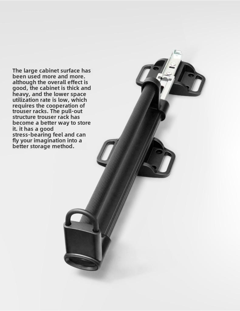 Telescopic Pull-Out Trouser Rack for Wardrobe Storage