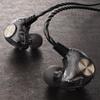 Wired Headphones with Microphone In Ear Monitor Earbuds Metal Bass HiFi Earphone Dual Drive Sport Noise Cancelling Headset