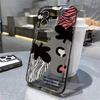 Дикий, но Милый Микс Леопарда и Сердечек Защитный Чехол Для iPhone 16E 17E 16 17 15 14 13 12 11 Pro Max Plus Air