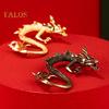 Brass Dragon Statue Tabletop Chinese Dragon Ornament Luck Dragon Figurine for Home Office Desk Bookshelf End Table