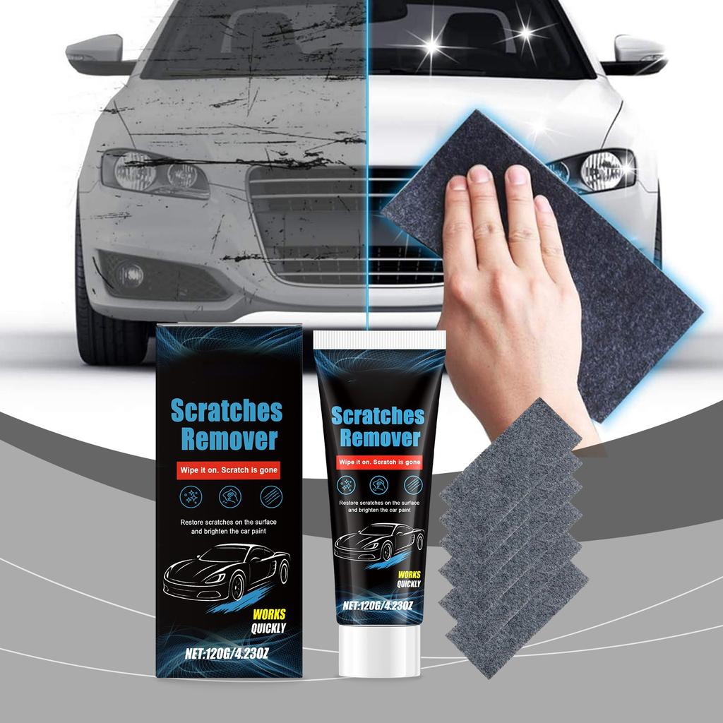Паста для ухода за царапинами на автомобиле, удаление царапин, полировка лакокрасочного покрытия автомобиля, техническое обслуживание, удаление загрязнений и дезактивация краски, паста для удаления царапин
