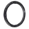 Car Steering Wheel Cover Black Crown Crystal Style Anti Slip Steering Wheel Protector for 38cm Steering Wheel
