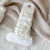 Women's Mid-Calf Y2K Harajuku Knitted Sock Covers for All Seasons with Small Leather Shoes