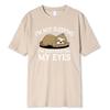 Sloth:I'M Not Sleeping I'M Just Resting My Eyes Tshirts Fashion Breathable T Shirts Loose Cotton Tee Clothing Brand T-Shirt