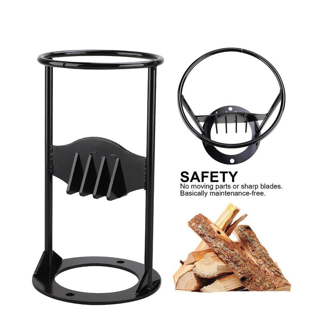 Ручной дровокол - Клин-топор для дровокола - Ручной работы из чугуна, для раскалывания растопки и дров, Инструменты для улицы