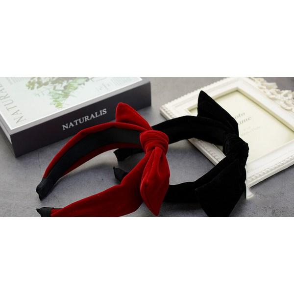 Handnal Velvet Ribbon Hair Headband