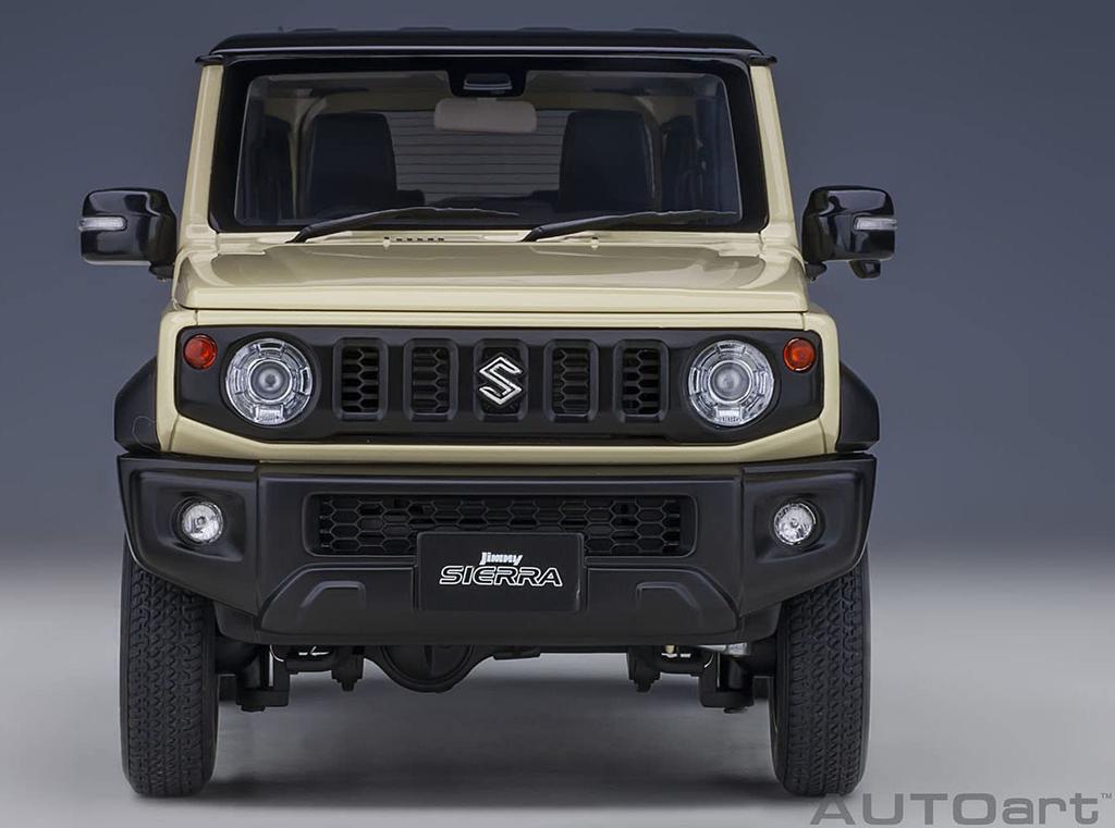 AUTOart Suzuki Jimny Sierra Ivory Roof Готовый продукт 78510 1/18 (JB74) Металлик/Черный