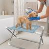 with Support Frame Folding Pet Grooming Hammock Quick Drying Cat Bathing Rack  Pet Care