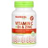 Капсулы NutriBiotic Immunity с витамином C + D3 и цинком, 100 шт.