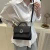 Новая модная сумка-подмышка контрастного цвета, большая вместительная сумка на плечо, ретро маленькая квадратная сумка, высококлассная сумка для поездок на работу, сумка-мессенджер