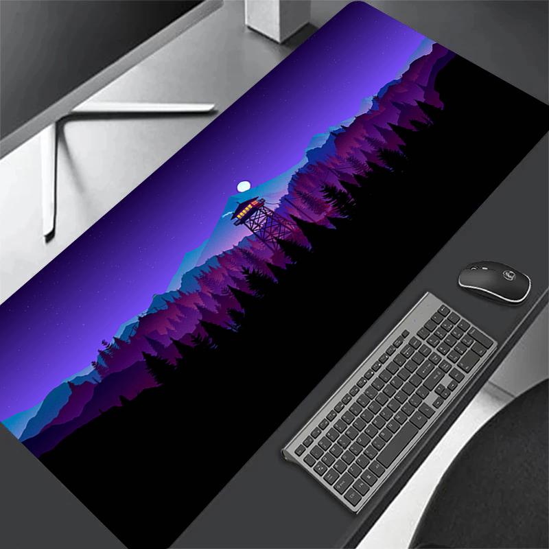 Deep Forest Firewatch Laptop Gamer Mousepad Gaming NonSlip Mouse Pad Large Locking Edge Keyboard 700x300 Deak Mat For Cs Go Lol