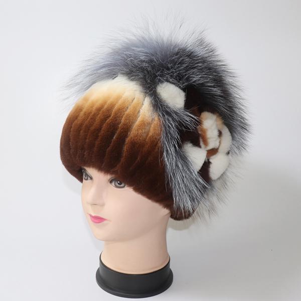 Зимняя женская шапка из 100% натурального меха кролика рекс, женские теплые шапки из натурального меха кролика рекс, хорошие эластичные шапки из натурального меха, теплые шапочки