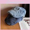 Solid Retro Simple Color Striped Neutral Casual Beret For Autumn And Winter