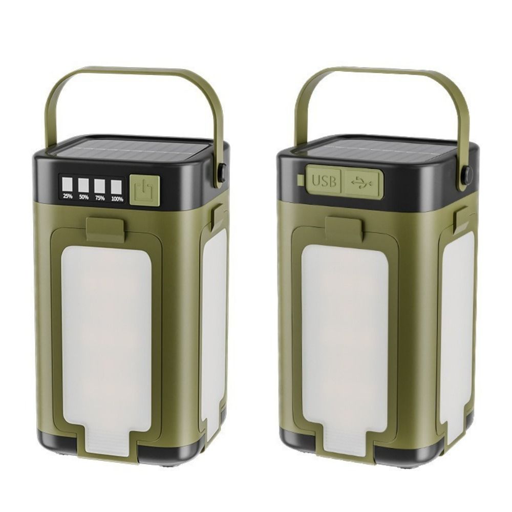 Multifunctional Camping Lantern 4-Leaf Foldable Rechargeable Lantern Emergency Light  Camping