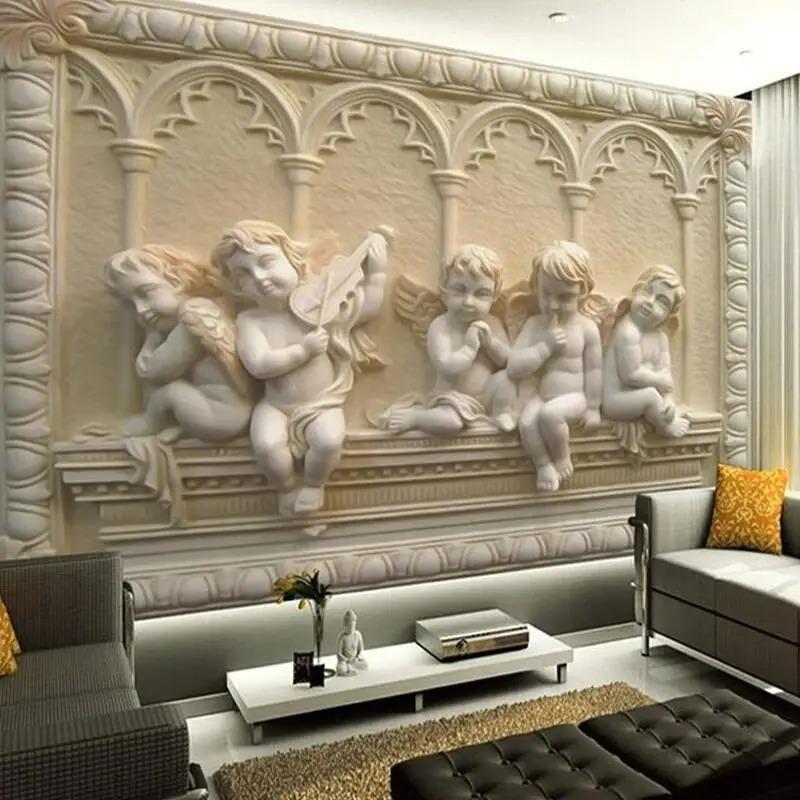 3d Mural Modern Relief Character Wallpaper Living Room Children's Bedroom Home Decoration Wallpaper