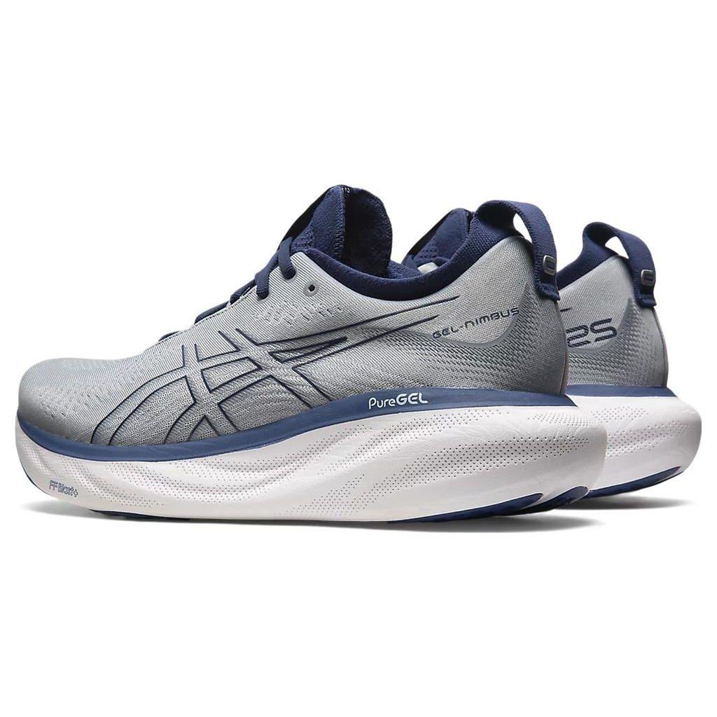 Asics Мужские кроссовки Gel Nimbus 25 Sheet Rock Indigo Blue Серые 1011B547-021