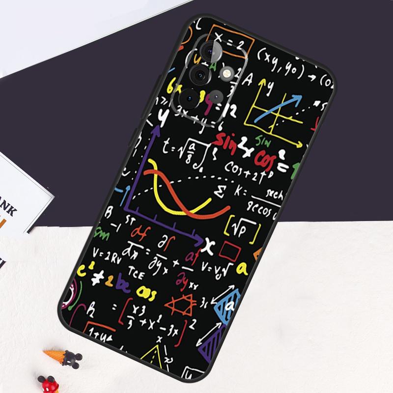 Mc2 With E=mc Math Case For Samsung Galaxy A14 A55 A06 A05 A36 A26 A16 A54 A34 A22 A32 A52 A35 A15 A53 A13 A56
