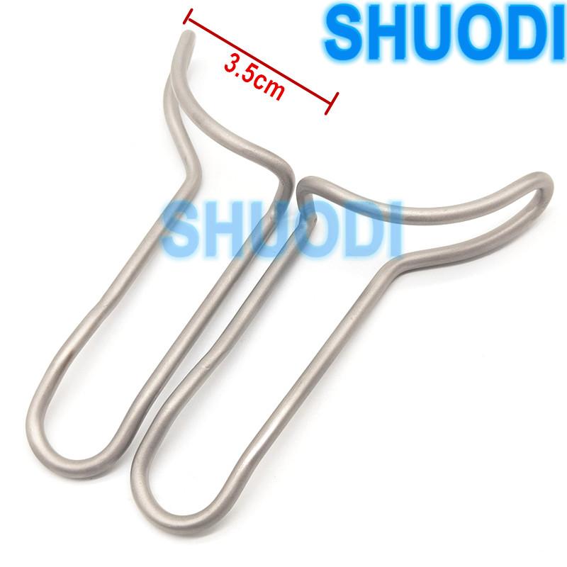 Стоматологический ретрактор для губ и щек, открывалка для рта, нержавеющая сталь, ретрактор для половины губ, кляп для рта, фотографический инструмент, автоклавируемый