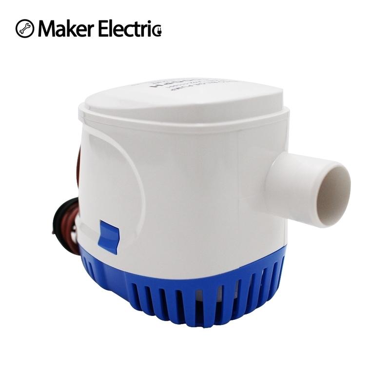 DC12V/24V Automatic bilge pump 600/750/1100GPH auto submersible boat water pump,electric pump for boats accessories marin