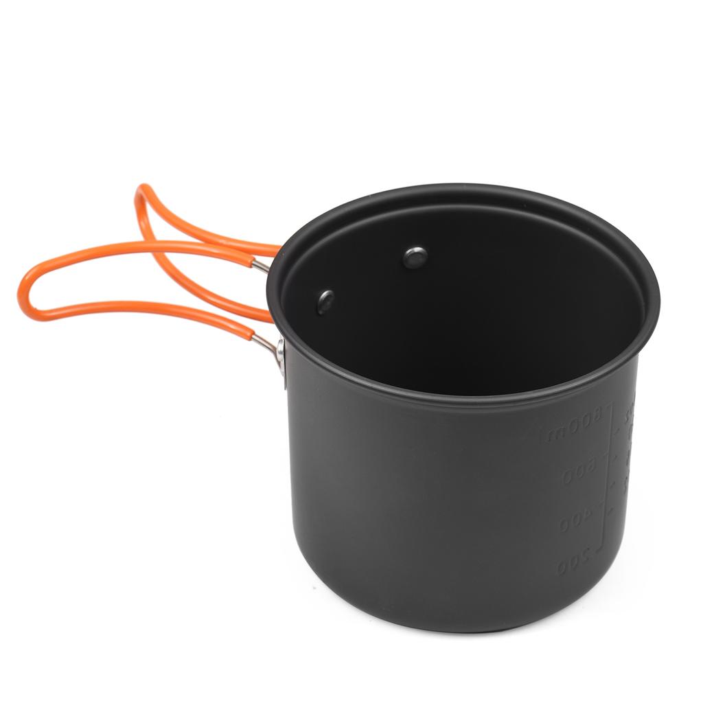 TOMSHOO Посуда для кемпинга, набор для беспорядка, легкий походный кухонный набор, походный горшок, миска, вилка, ложка