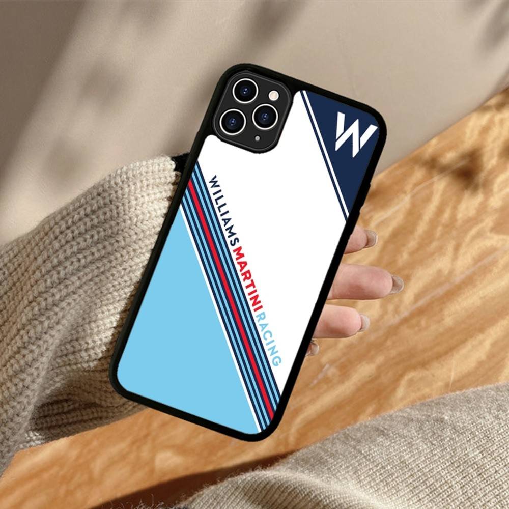 Чехол для телефона M-Martini Racing с горизонтальной полосой из ПК+ТПУ для IPhone 11 12 13 14 15 16 17 Plus Pro Max