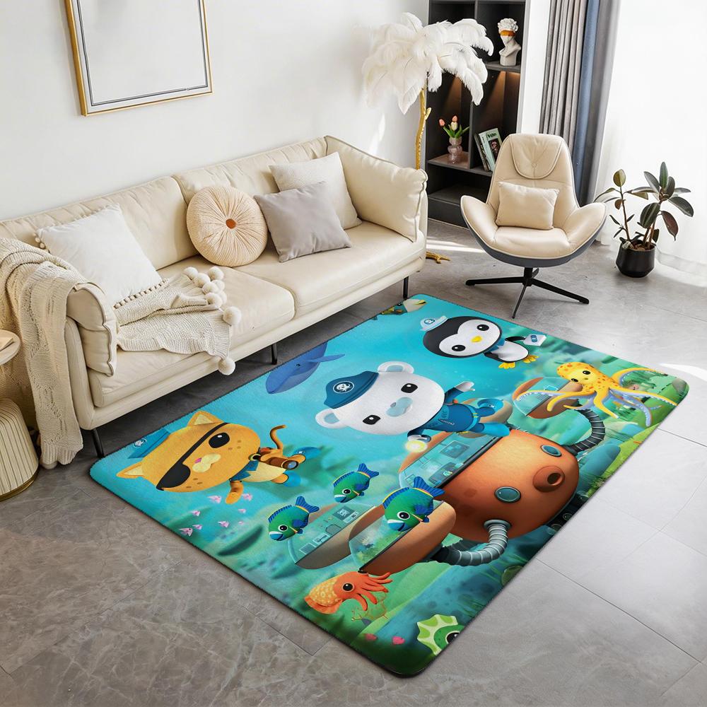 Abstract C Column Floor Mat Eco Flannel Doormat Non Slip Odorless Indoor Floor Rug Soft Short Plush Home Mat