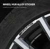 Wheel Hub Styling Stickers Decoration Strip For 4Pcs Car Mercedes Benz AMG GLA W176 CLK W209 W202 W220 W204 W203 W210 GLC