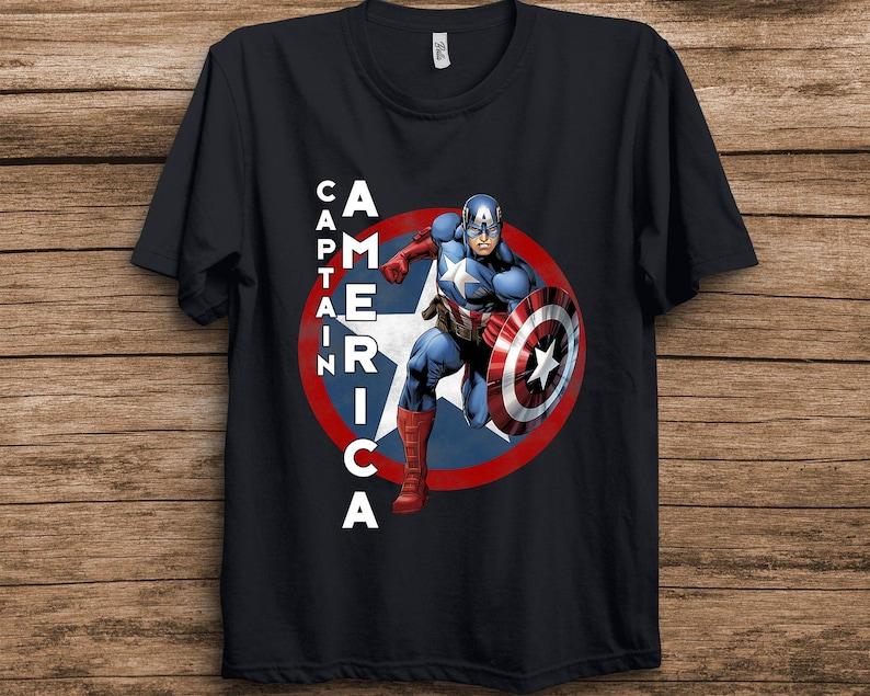 Marvel Капитан Америка Мстители Графическая Футболка Унисекс Футболка Подарок на День Рождения Для Мужчин Женщин Ребенка Худи Толстовка Футболка для Малыша
