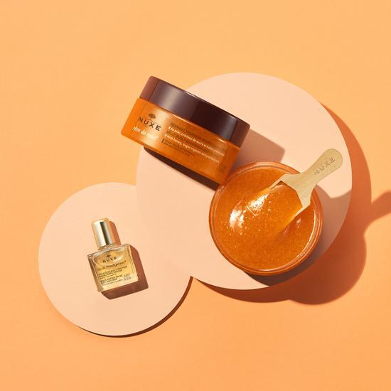 Luxe Revdmiel Скраб для тела 175 мл Акция (+10 мл Сухое масло, Деревянная ложка в подарок)