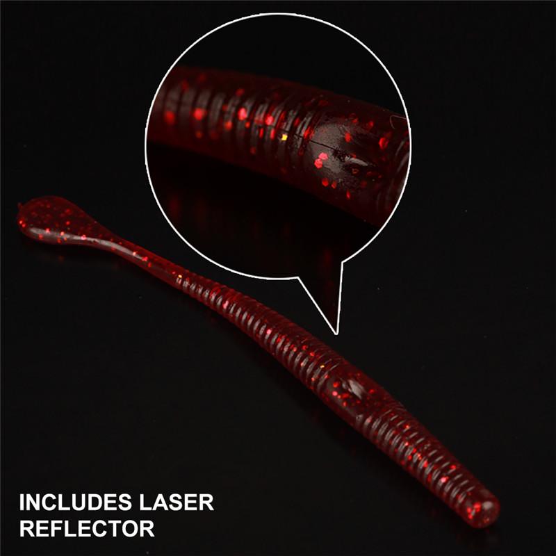 FTK 30 шт. искусственная силиконовая приманка 80 мм и 2,5 г маленькая мягкая приманка для дождевых червей, добавка для креветок, искусственная ловля карпа